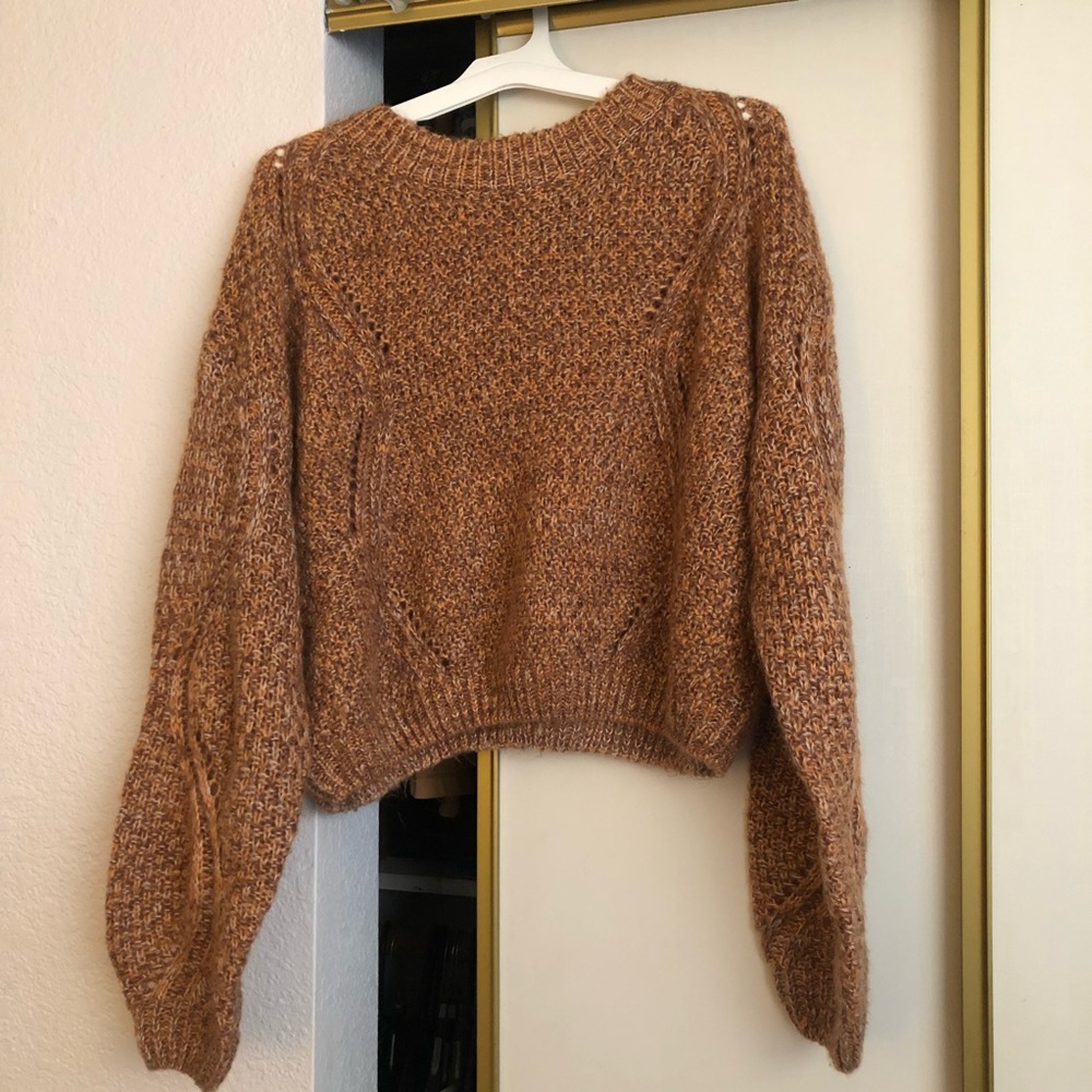 BURNT ORANGE SWEATER